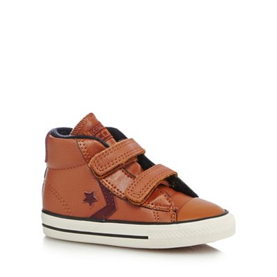 Converse Boys' tan 'Cons' ankle boot